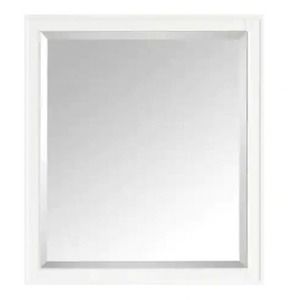 Avanity Mirror White Beveled 36"x32", Madison-M3G-WT, Free Shipping